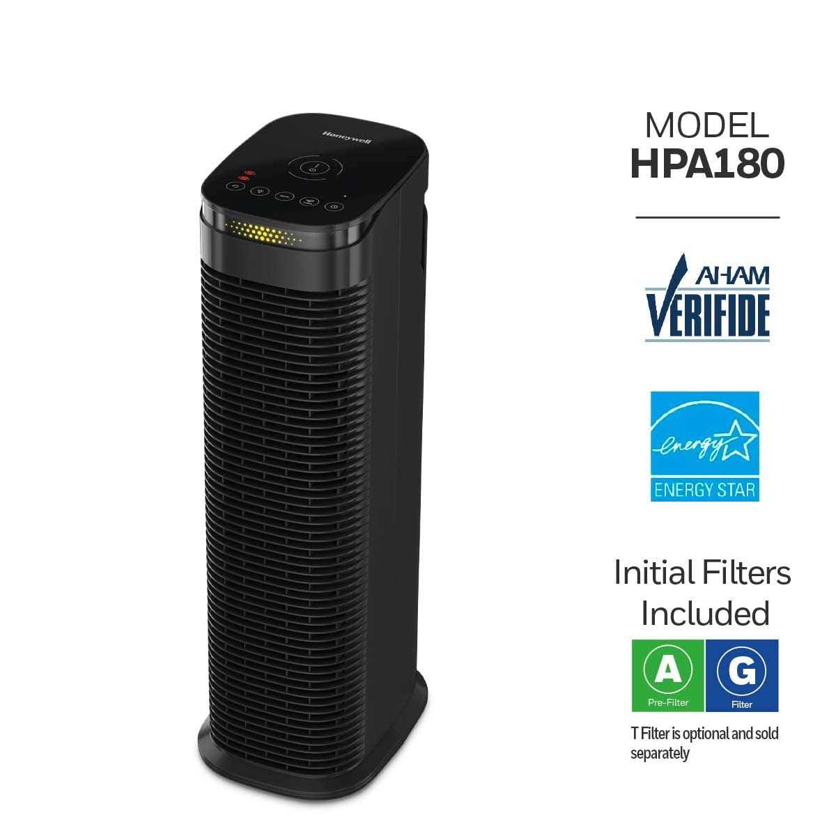 Honeywell InSight HEPA Tower Air Purifier HPA180B - Image 5