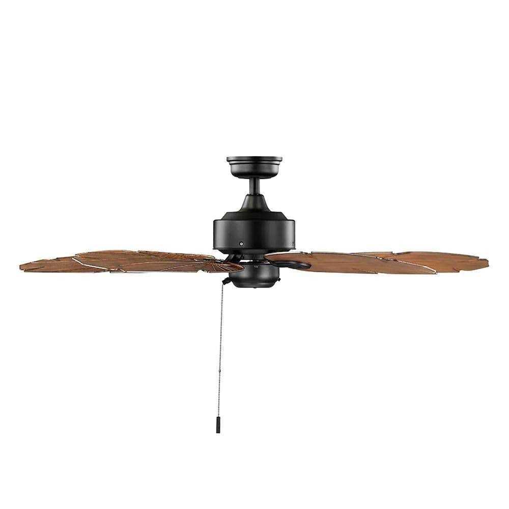Hampton Bay Lillycrest II 52 in. Indoor/Outdoor Matte Black Wet Rated Ceiling Fan with 5 Weather Resistant QuickInstall Blades - Image 5