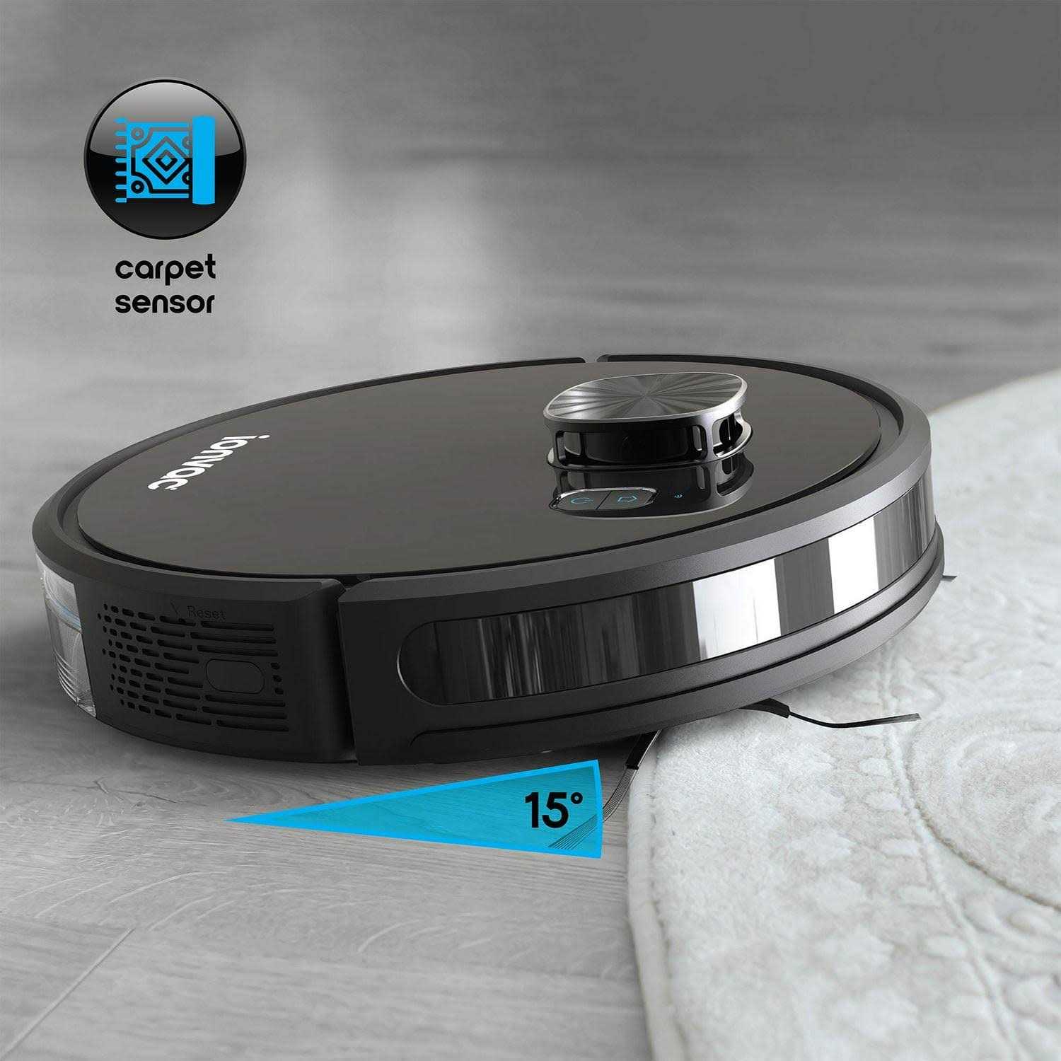 Ionvac OptiMax Robovac Laser Mapping Robot Vacuum Cleaner with Wi-Fi - Image 4