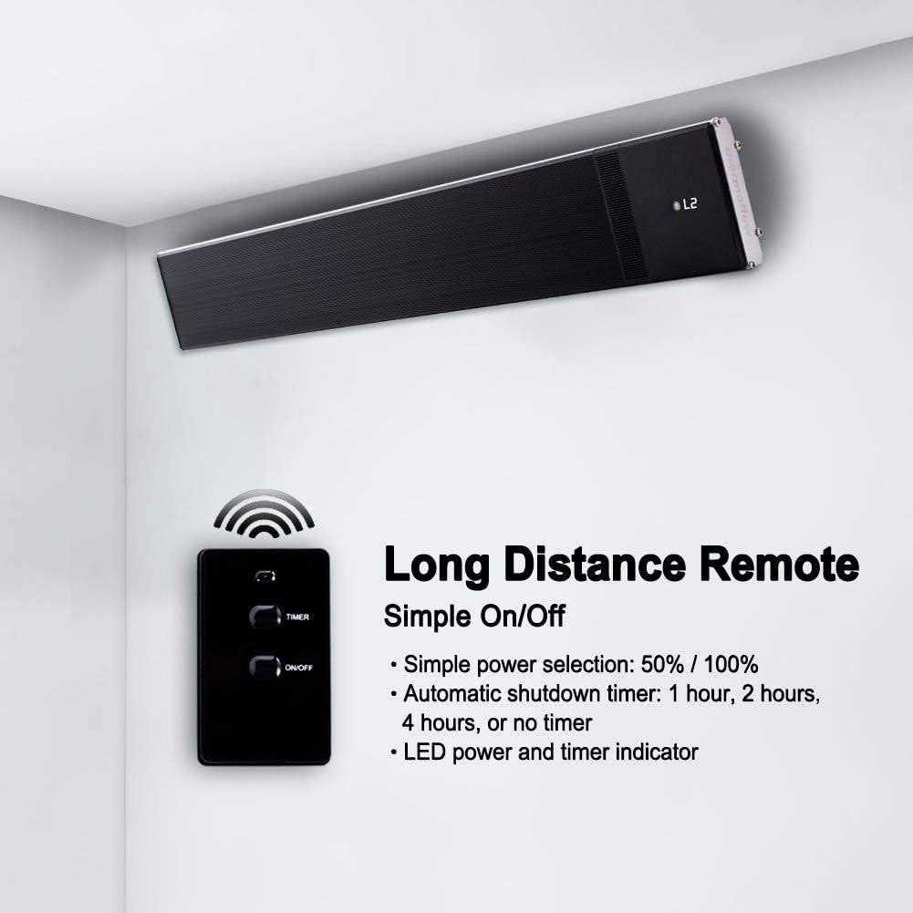 Thermoflow Far Infrared Heater with No Glare Electric Indoor / Outdoor Ceiling - Image 3