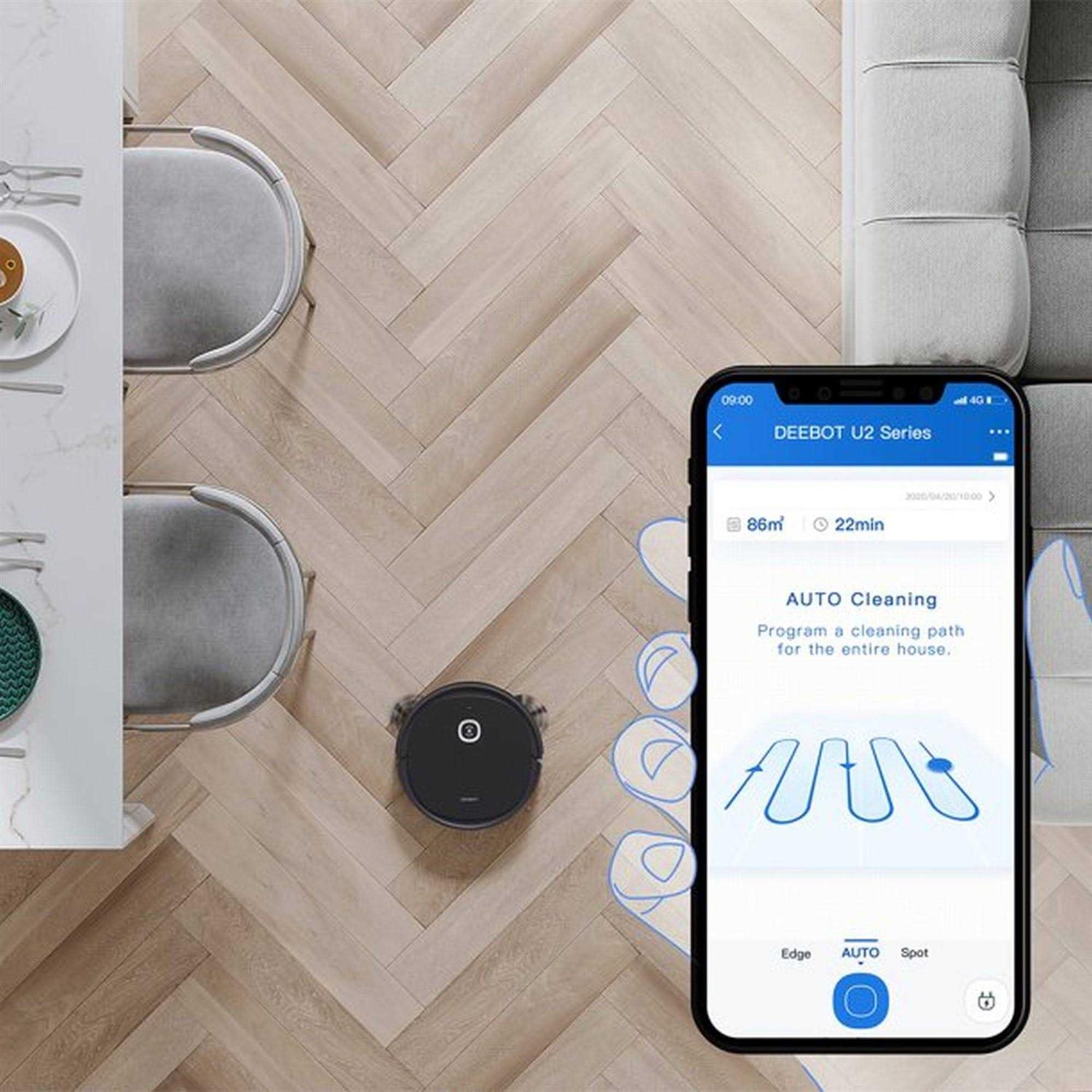 Ecovacs Deebot U2se Robot Vacuum Cleaner and Mop with WiFi & App - Image 5