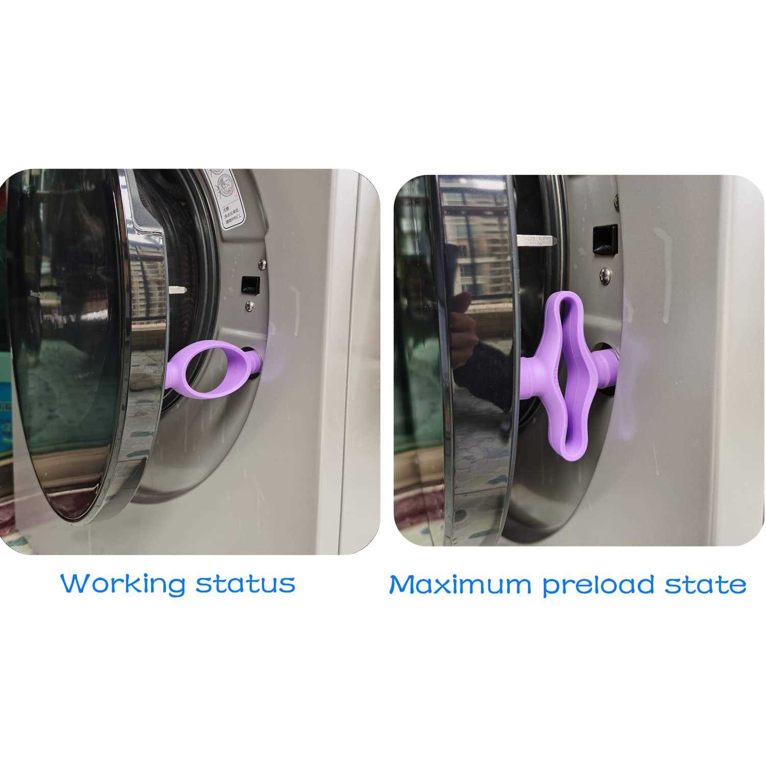 Front Load Washer Door Prop – prevent holdy moldy Helps your Washer Dry Properly to prevent Odors - Image 3