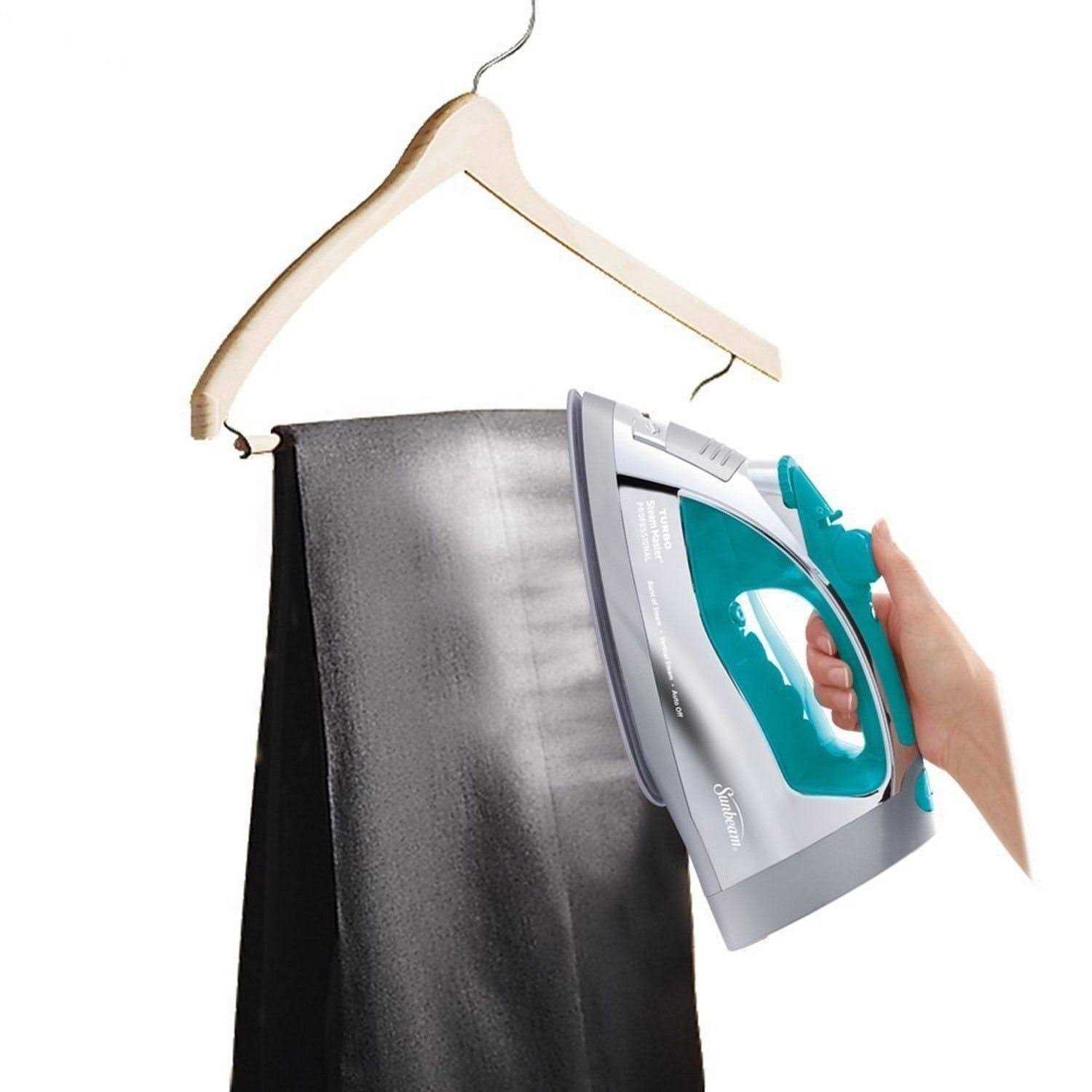 Sunbeam Steammaster 1400 Watt Large Anti-Drip Nonstick Stainless Steel Iron - Image 4