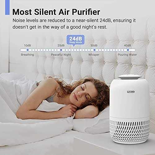 Living Enrichment Air Purifiers for Bedroom Home with True HEPA Filter - Image 4
