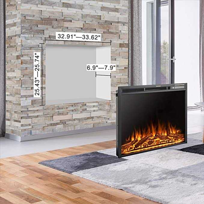 R.W.FLAME Electric Fireplace Insert - Image 4