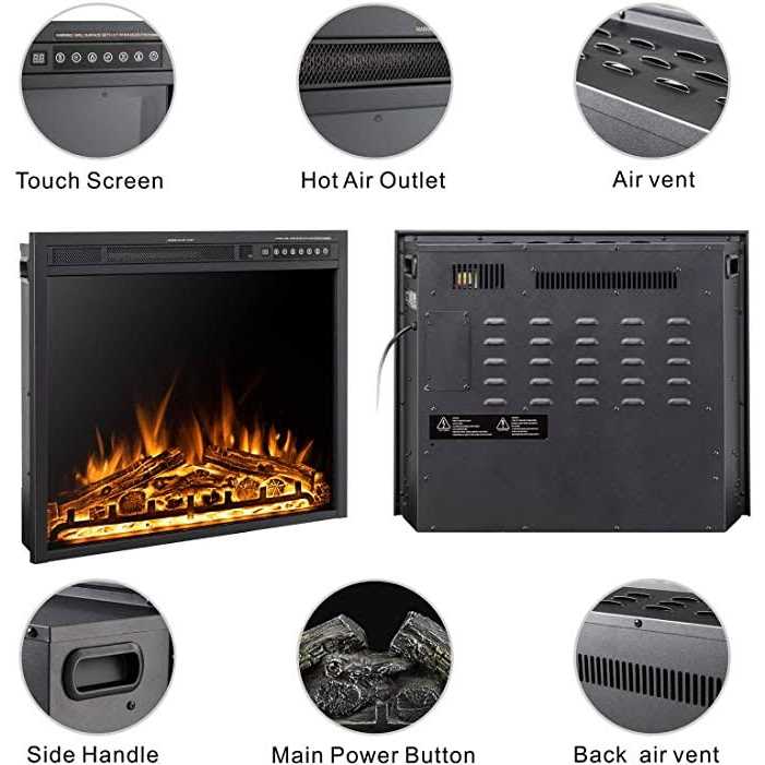 R.W.FLAME Electric Fireplace Insert - Image 3