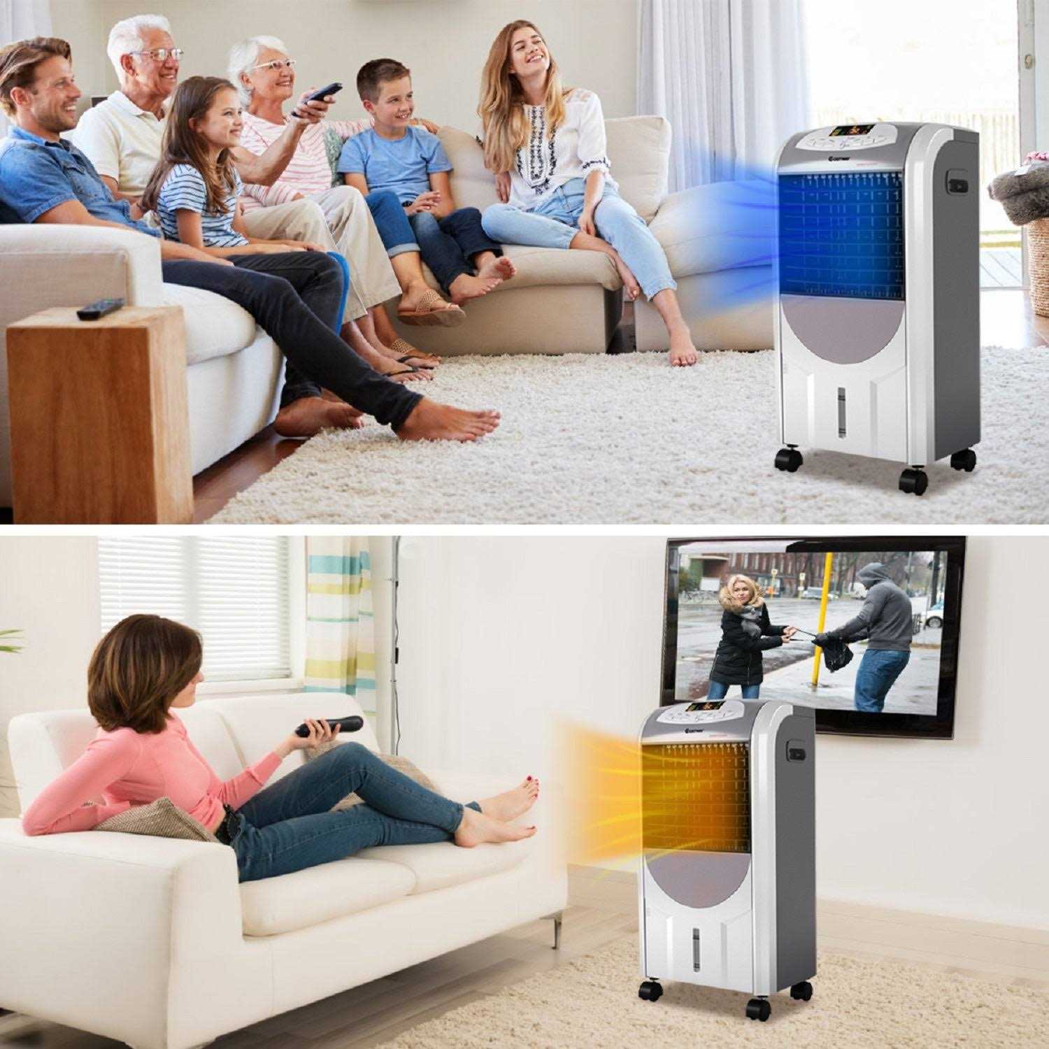 Portable Air Cooler Fan with Heater and Humidifier - Image 4