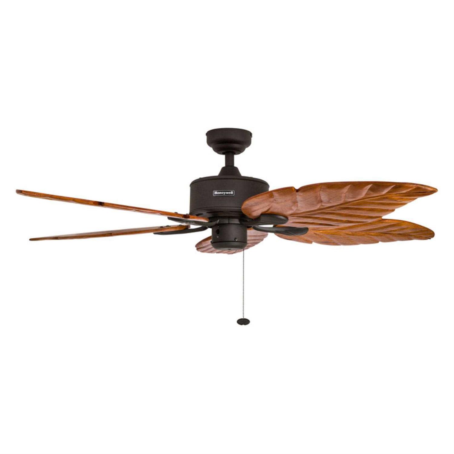 Honeywell Sabal Palm Tropical LED Ceiling Fan with Bowl Light - Image 4