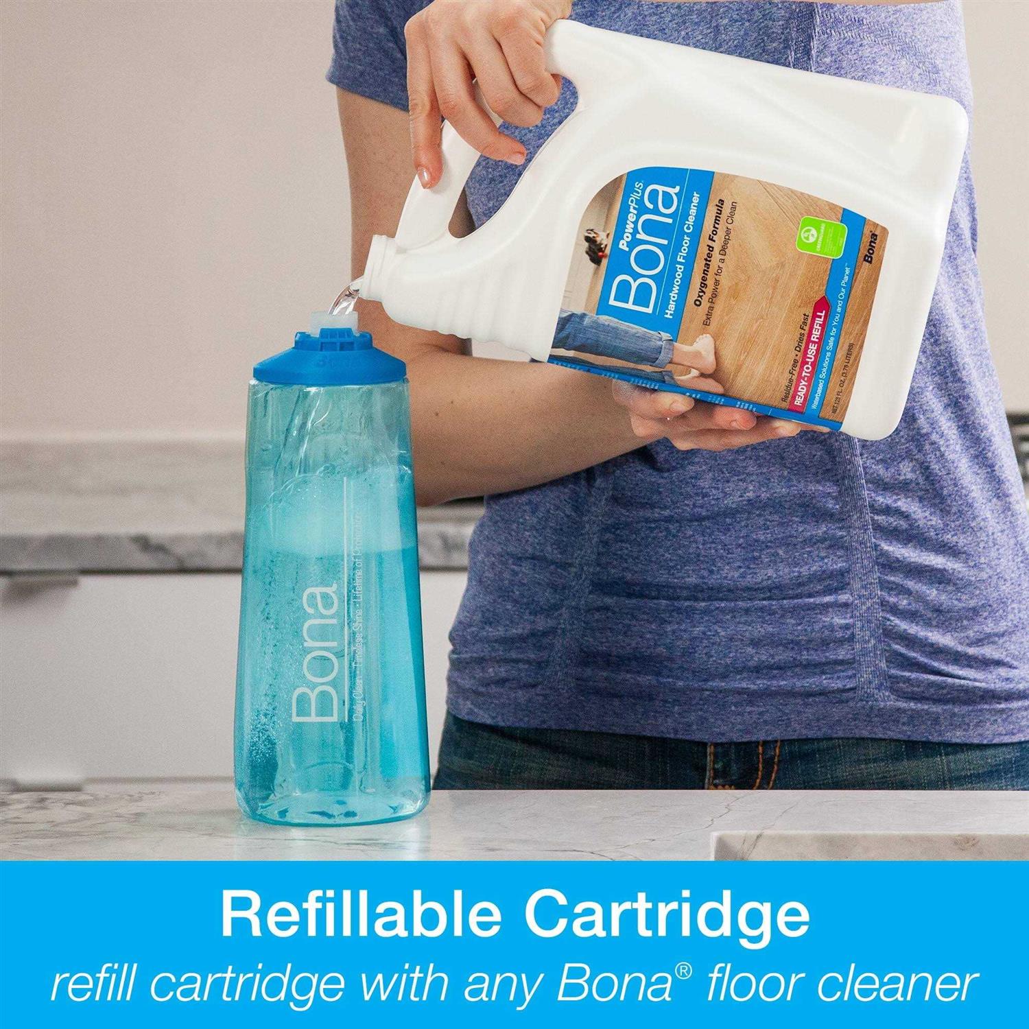 Bona PowerPlus Hardwood Floor Premium Motion Microfiber Spray Mop - Image 4