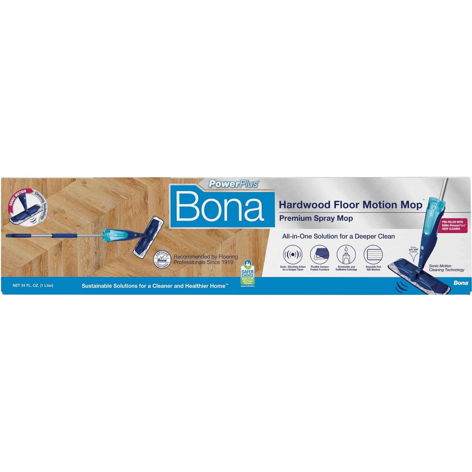 Bona PowerPlus Hardwood Floor Premium Motion Microfiber Spray Mop - Image 4
