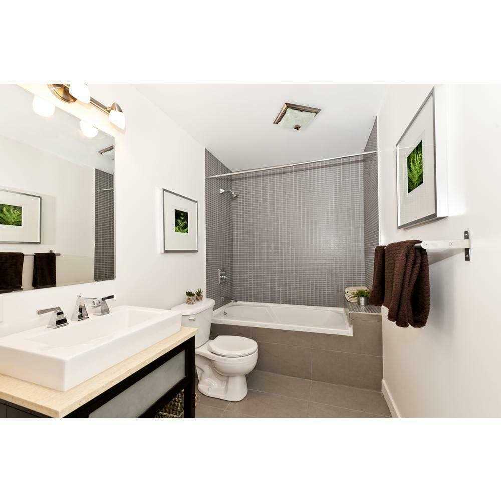 Lift Bridge Kitchen & Bath Decorative 110 CFM Ceiling Bath Fan with Light and Glass Globe DSQR110 - Image 3