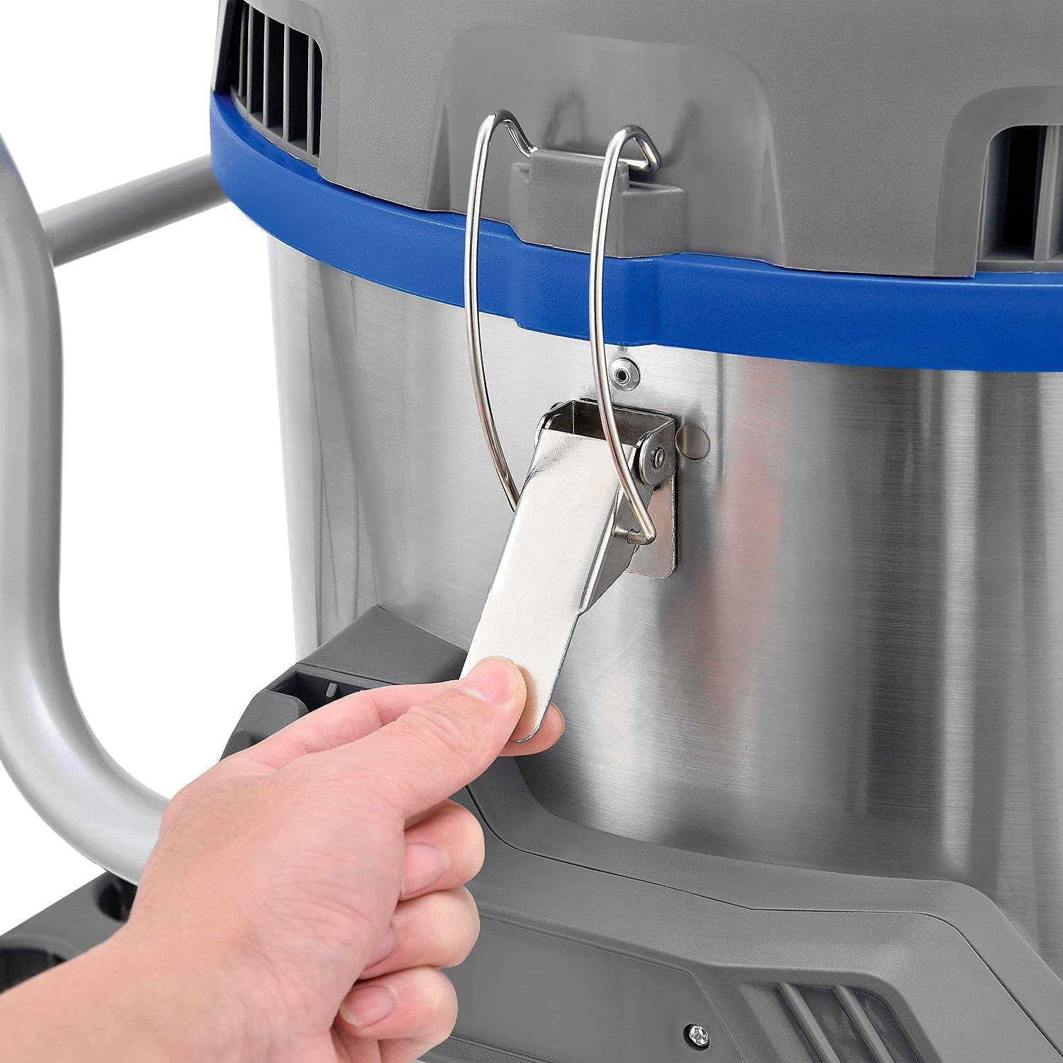 Global Equipment Stainless Steel HEPA Wet/Dry Vacuum 713166 - Image 5