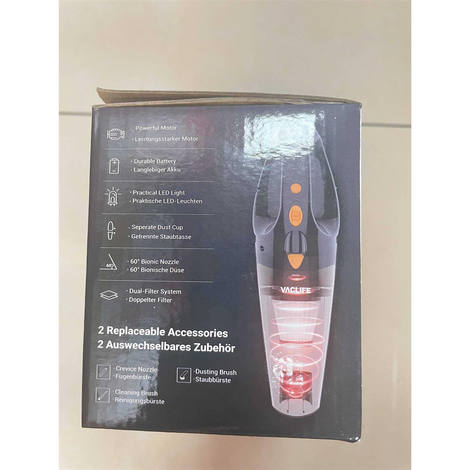 VacLife Handheld Vacuum Car Hand Vacuum Cleaner Cordless - Image 5