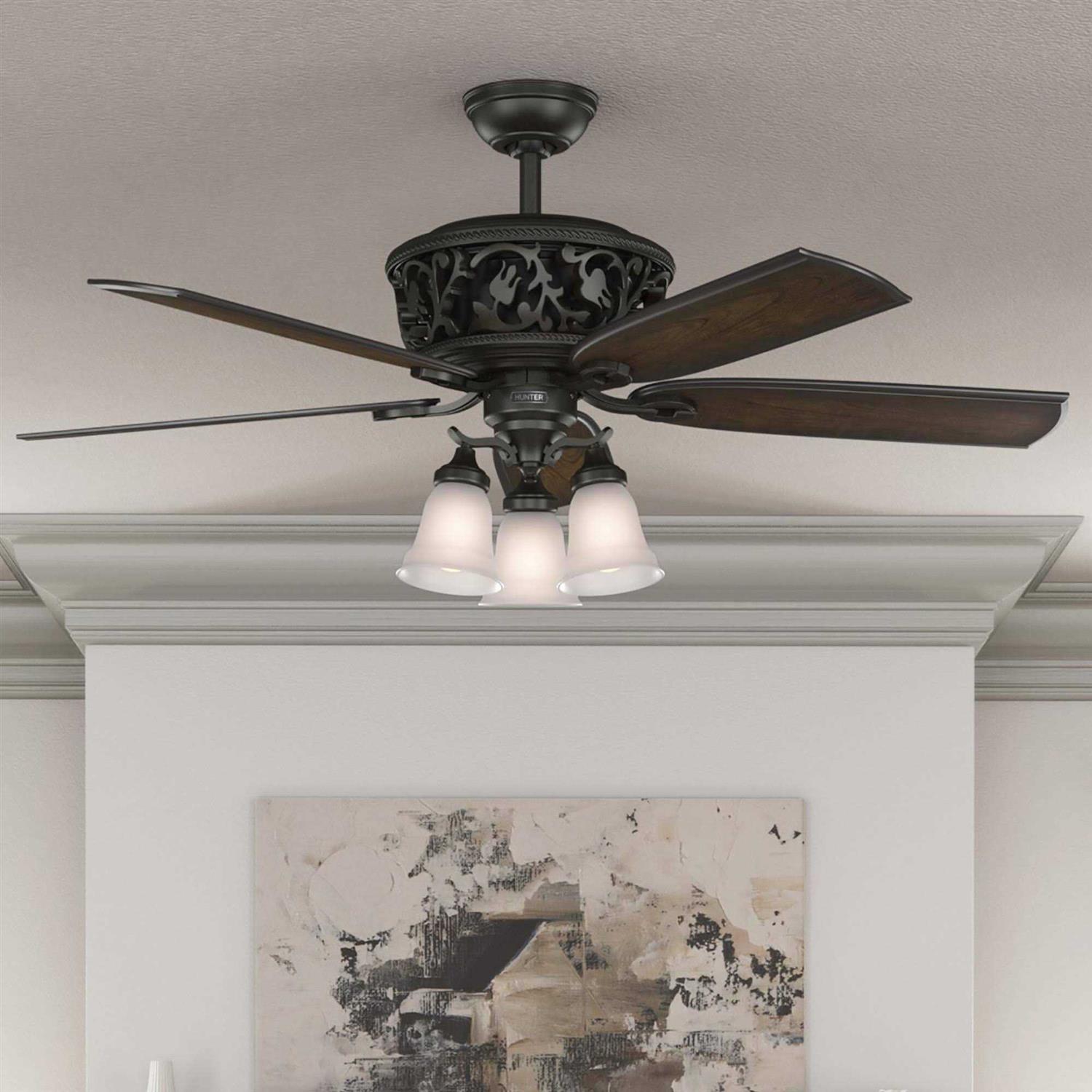 Hunter Fan Promenade Ceiling Fan with Light 59546 - Image 4