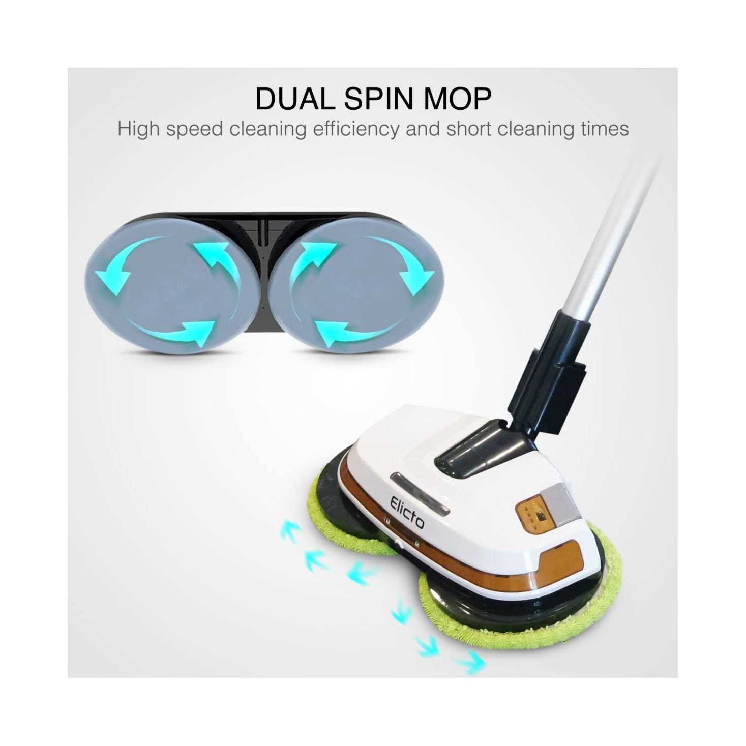 Elicto Electronic Corded Dual Spin Mop and Polisher - Image 5