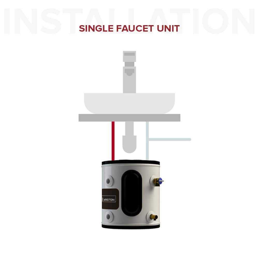 Ariston 12 gal. 1500 Watt Point of Use Electric Water Heater - Image 4