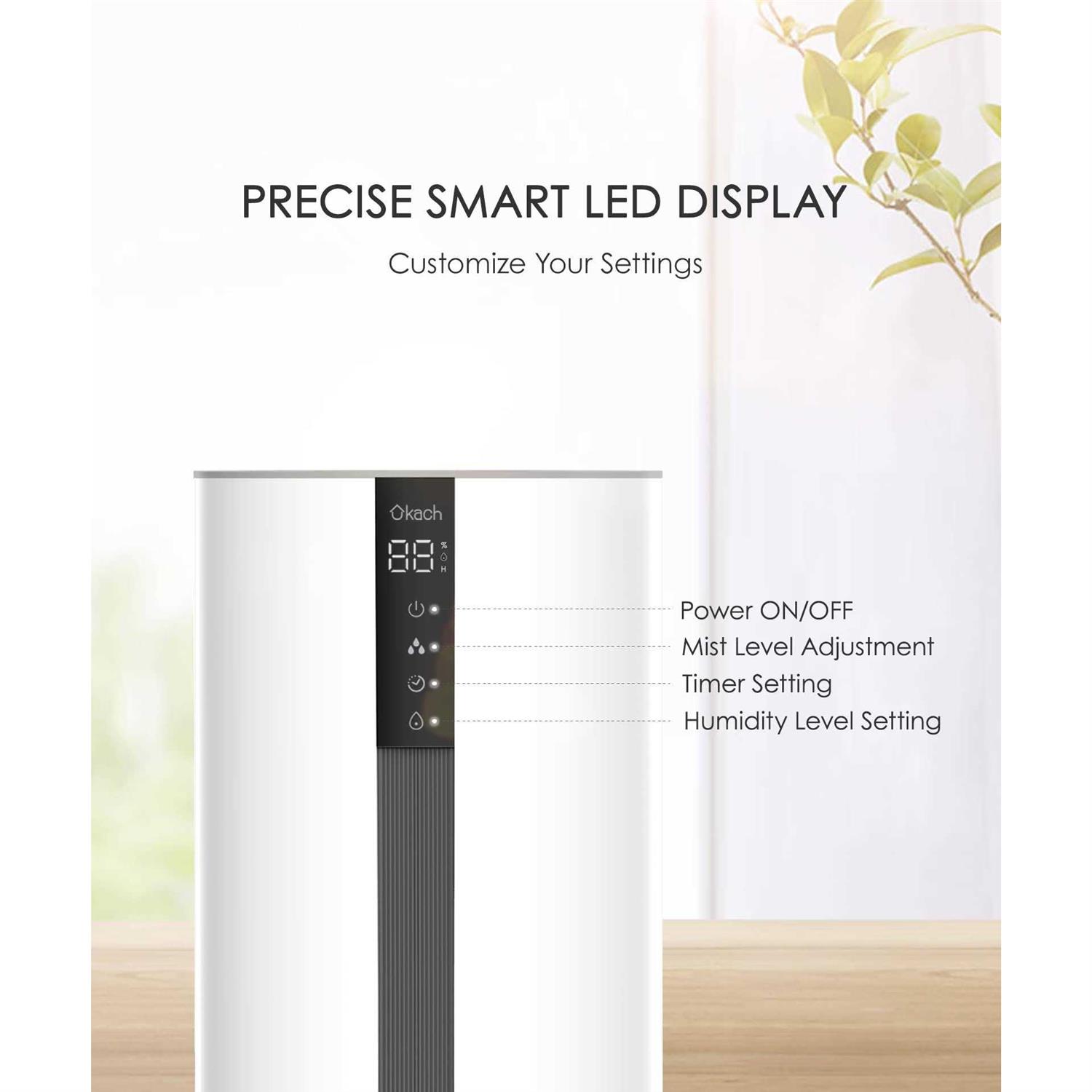 Ukach Smart Humidifiers for Bedroom Large Room Cool Mist Humidifiers for Baby - Image 5