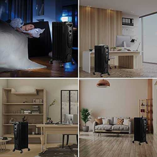 R.W.FLAME Oil Filled Radiator Heater,3 Heat Settings - Image 5