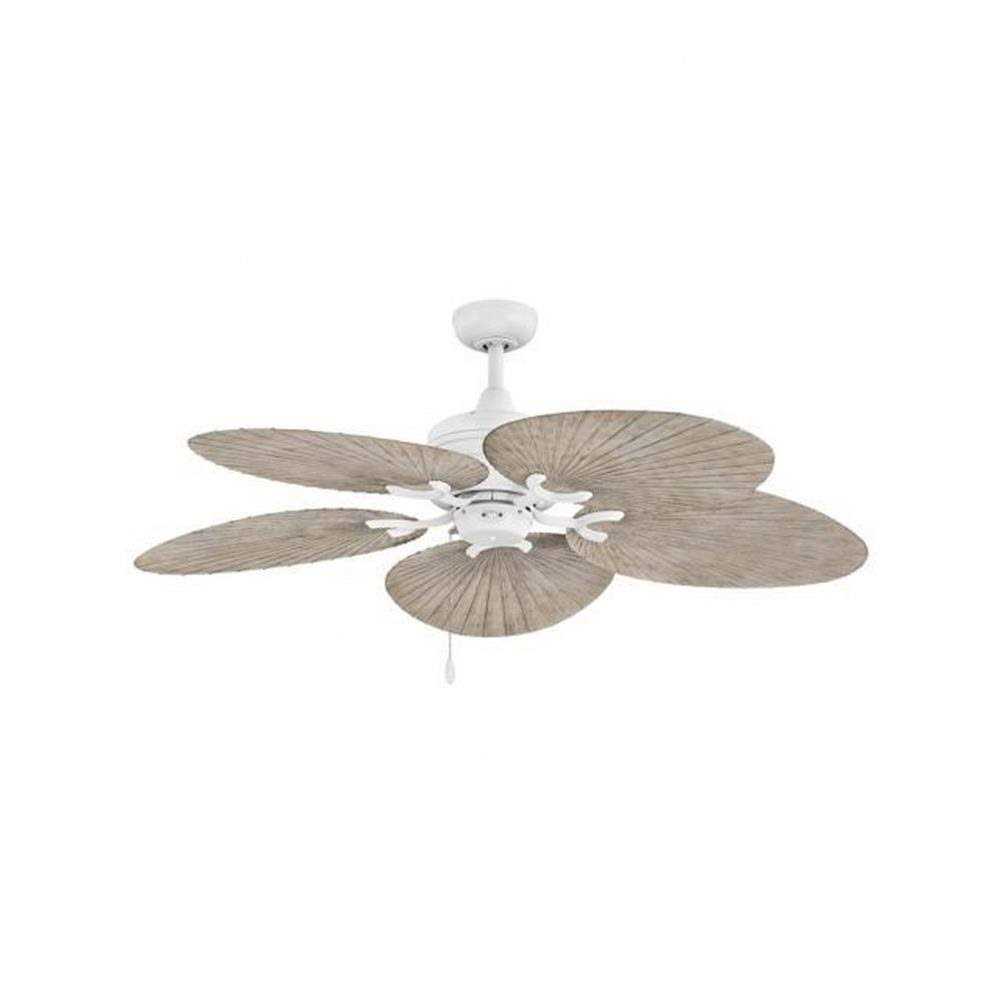 Nature Inspired Leaf-Shaped 5-Blade Ceiling Fan with Streamlined Silhouette and Coastal Edge 52 inches W X 15.75 inches Matte - Image 3