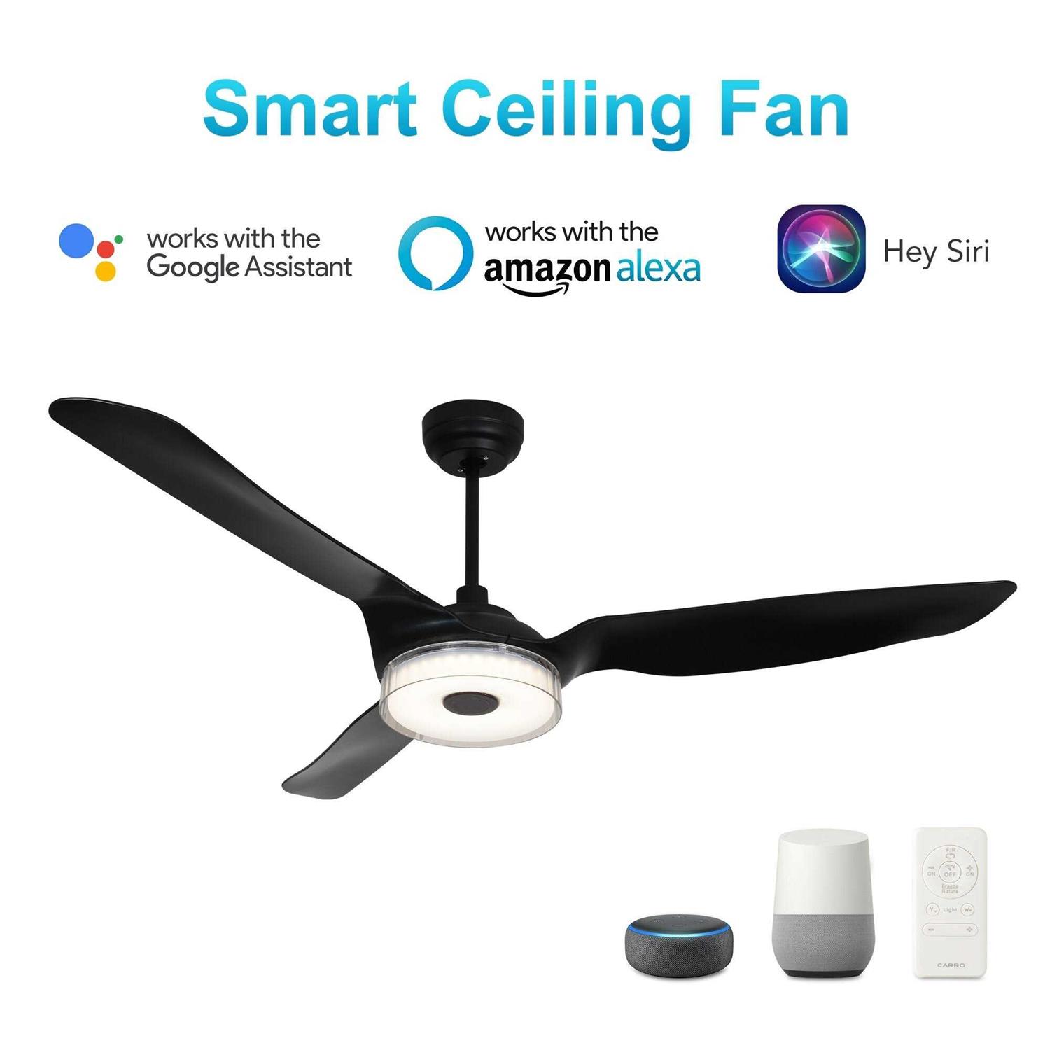 Carro Felix 56-inch Indoor Smart Ceiling Fan,Dimmable LED Light Kit&Remote - Image 3