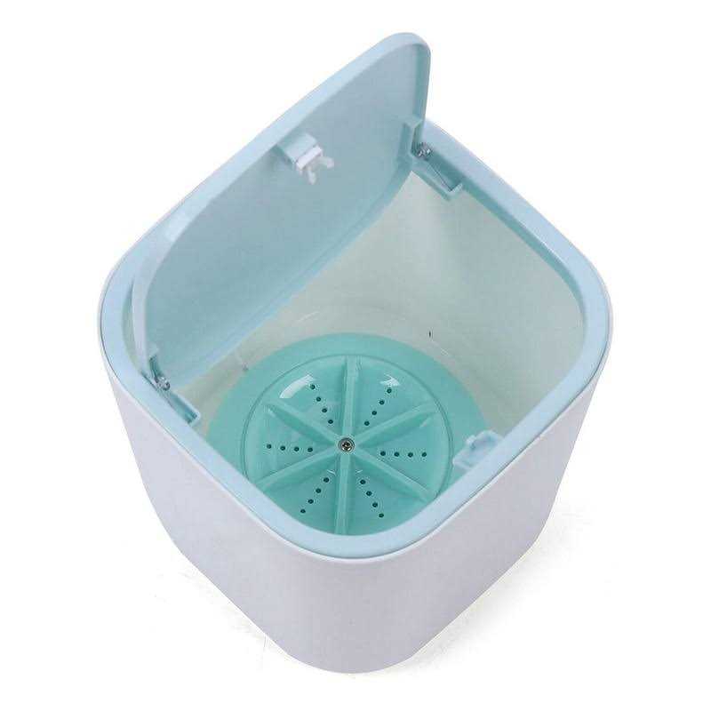 Mini Electric Washing Machine Portable USB Underwear Cleaning Machine Socks Baby Clothes Wash Machine-White - Image 5
