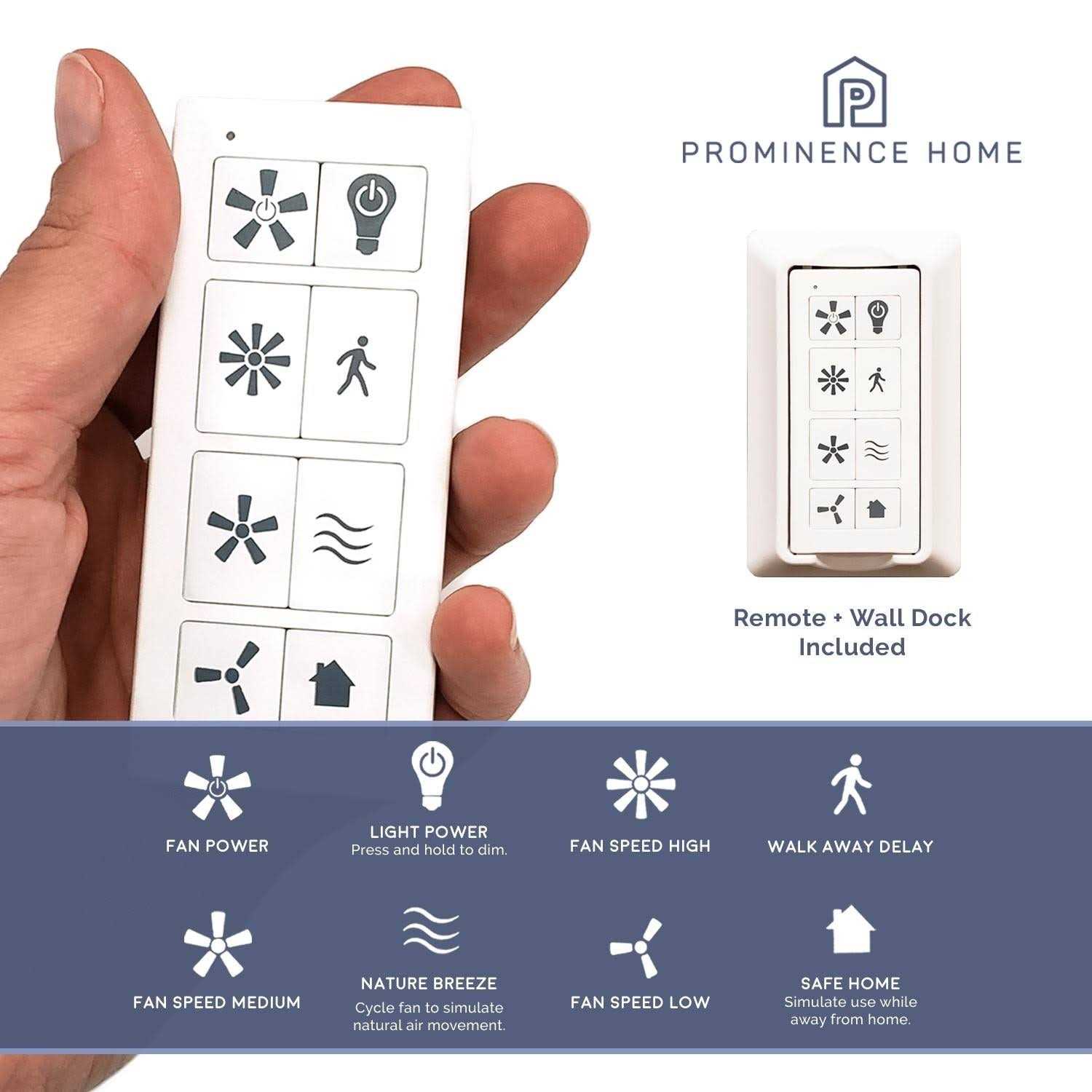 Prominence Home 52 inch Ashby Champagne Remote Control Ceiling Fan - Image 4