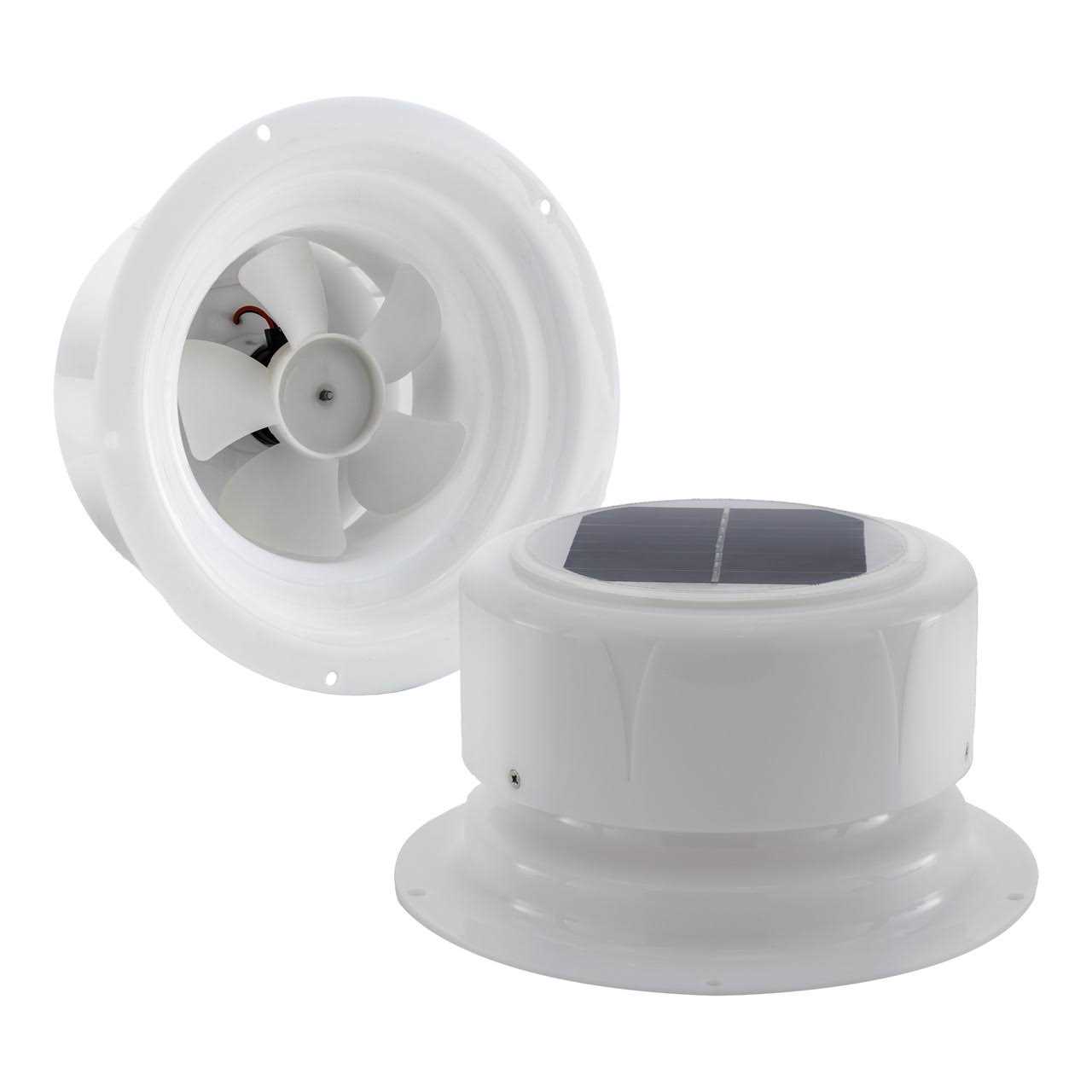 Recpro RV Solar Ventilation Fan Solar Powered Ceiling Vent with Fan - Image 5