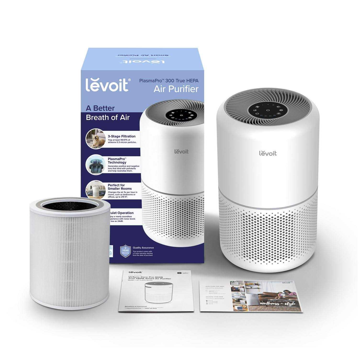 Levoit Air Purifier PlasmaPro 300 H13 True HEPA Filtration for Large Rooms - Image 3
