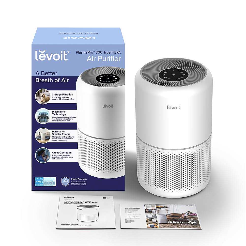 Levoit Air Purifier PlasmaPro 300 H13 True HEPA Filtration for Large Rooms - Image 4