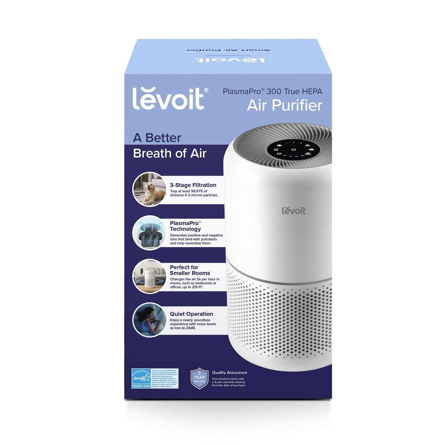 Levoit Air Purifier PlasmaPro 300 H13 True HEPA Filtration for Large Rooms - Image 5