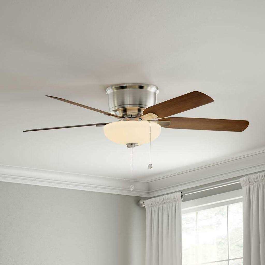 Hampton Bay Holly Springs Low Profile 52 inch LED Indoor Ceiling Fan - Image 4