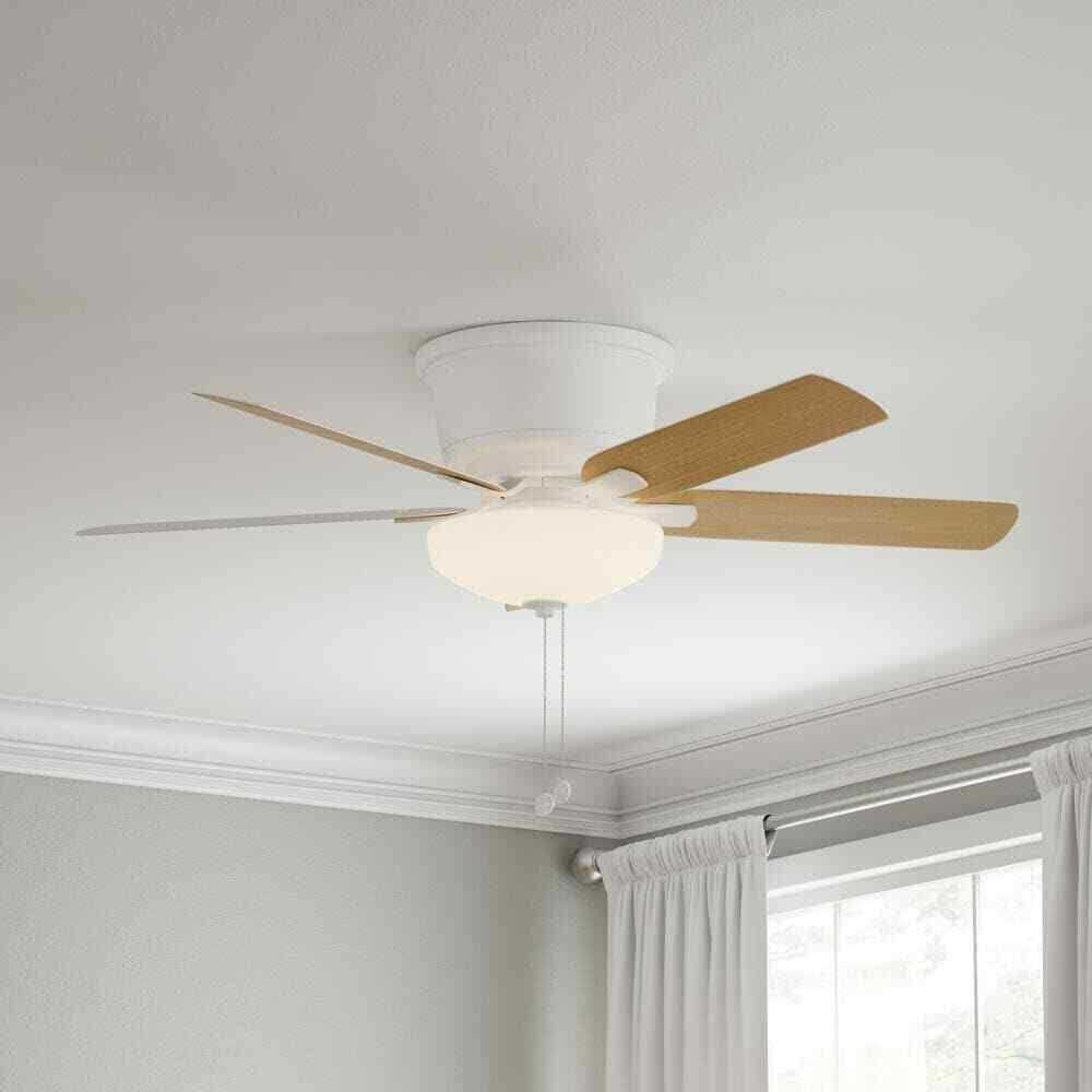 Hampton Bay Holly Springs Low Profile 52 inch LED Indoor Ceiling Fan - Image 5
