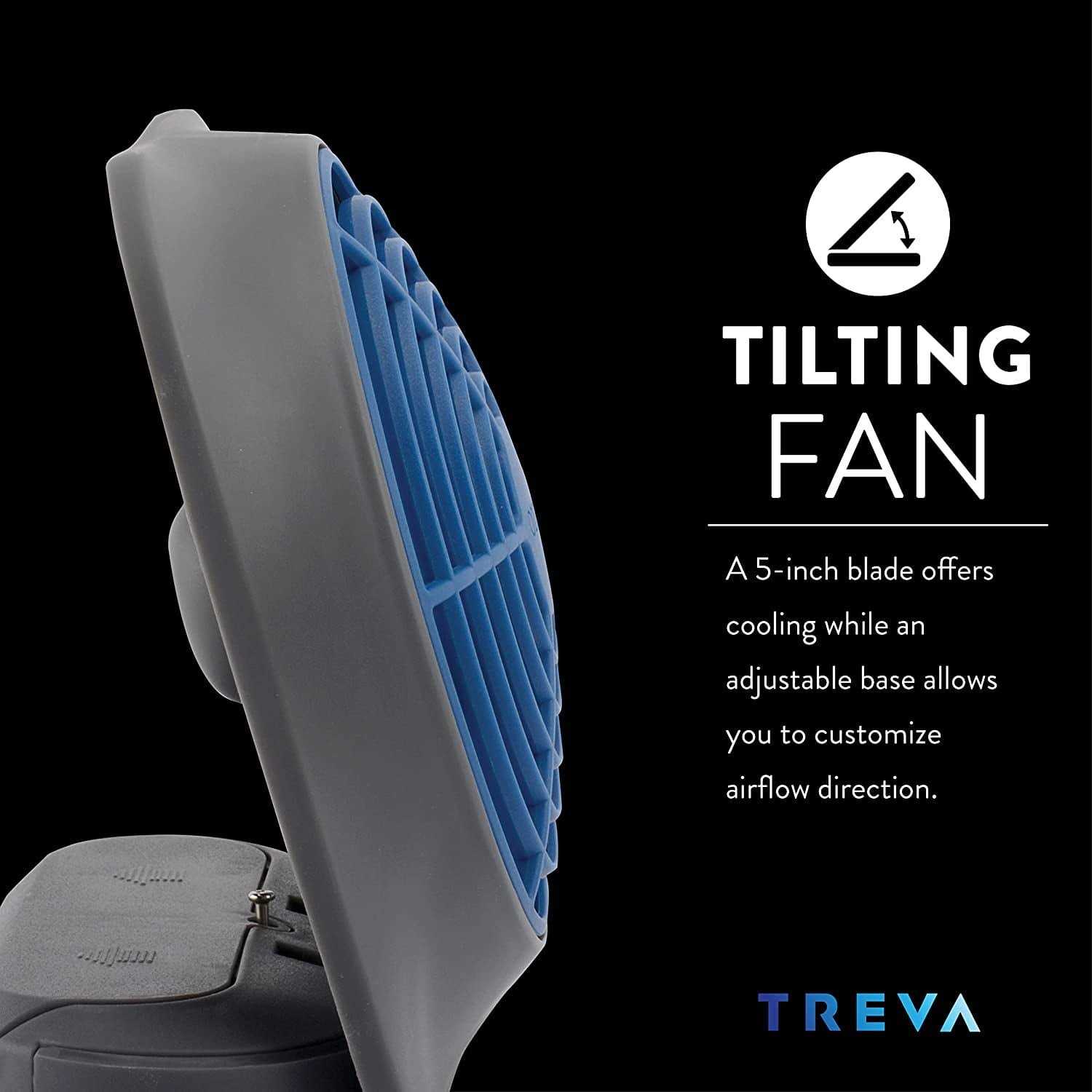 Treva 5 Inch Portable Fan - Image 3