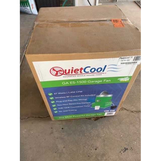 QuietCool GA ES-1500 Garage Ventilation Fan - Image 4