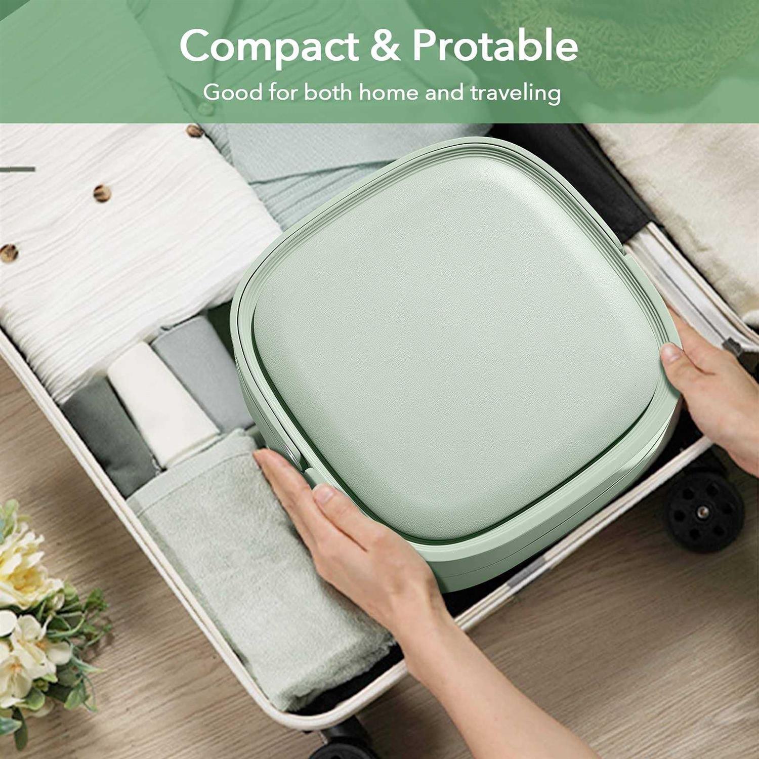 Portable Washing Machine with Effective Steri-lizing Function Foldable Mini Small Washer for Baby Clothes, Underwear or Small Items - Image 5