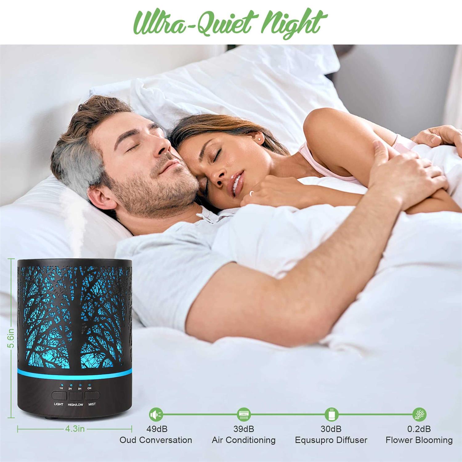 Essential Oil Diffuser Aromatherapy Humidifier 300ml Ultrasonic Aroma Air Diffusers for Large Room - Image 4