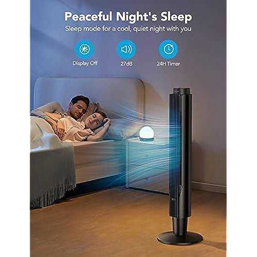 GoveeLife Smart Tower Fan 2023 Upgraded, 42 Inch WiFi with Aromatherapy and Temp Sensor - Image 4