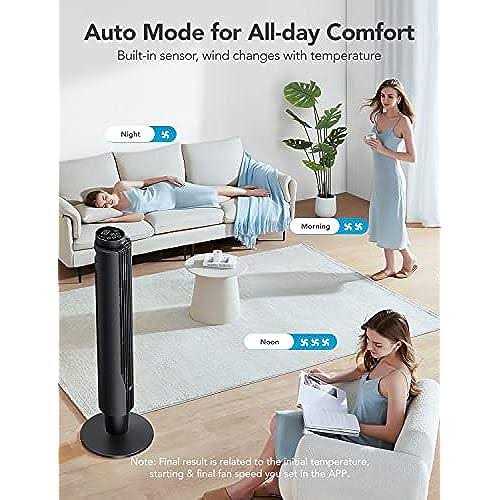 GoveeLife Smart Tower Fan 2023 Upgraded, 42 Inch WiFi with Aromatherapy and Temp Sensor - Image 5