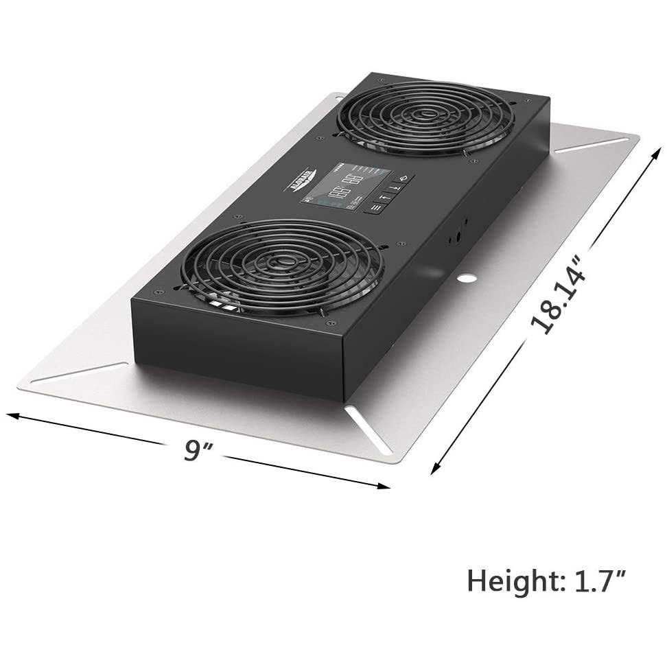 alorair Crawlspace Ventilation Fan Crawlspace Fan vent with temperature humidity controller - Image 3
