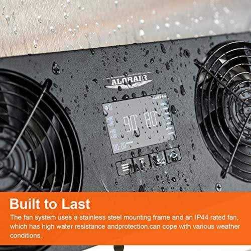alorair Crawlspace Ventilation Fan Crawlspace Fan vent with temperature humidity controller - Image 5