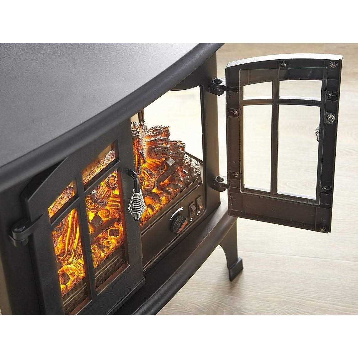 e-Flame Jasper Free Standing Electric Fireplace Stove USA - Image 5