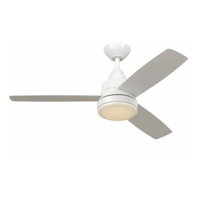 Hampton Bay Caprice 52 in. Integrated LED Indoor Matte White Ceiling Fan with Light Kit and Remote Control - Image 3