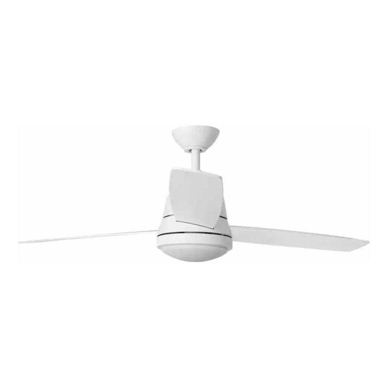 Hampton Bay Caprice 52 in. Integrated LED Indoor Matte White Ceiling Fan with Light Kit and Remote Control - Image 5