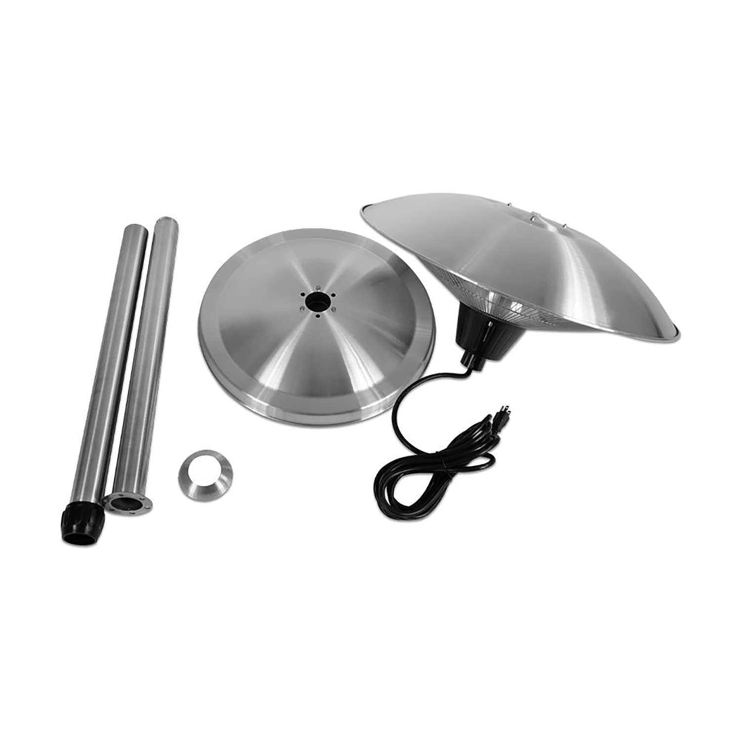 Electric Patio Heater 1500W for Outdoor Heating with Adjustable Height, Quiet Operation, Free Standing and Waterproof Space Warmer - Image 5