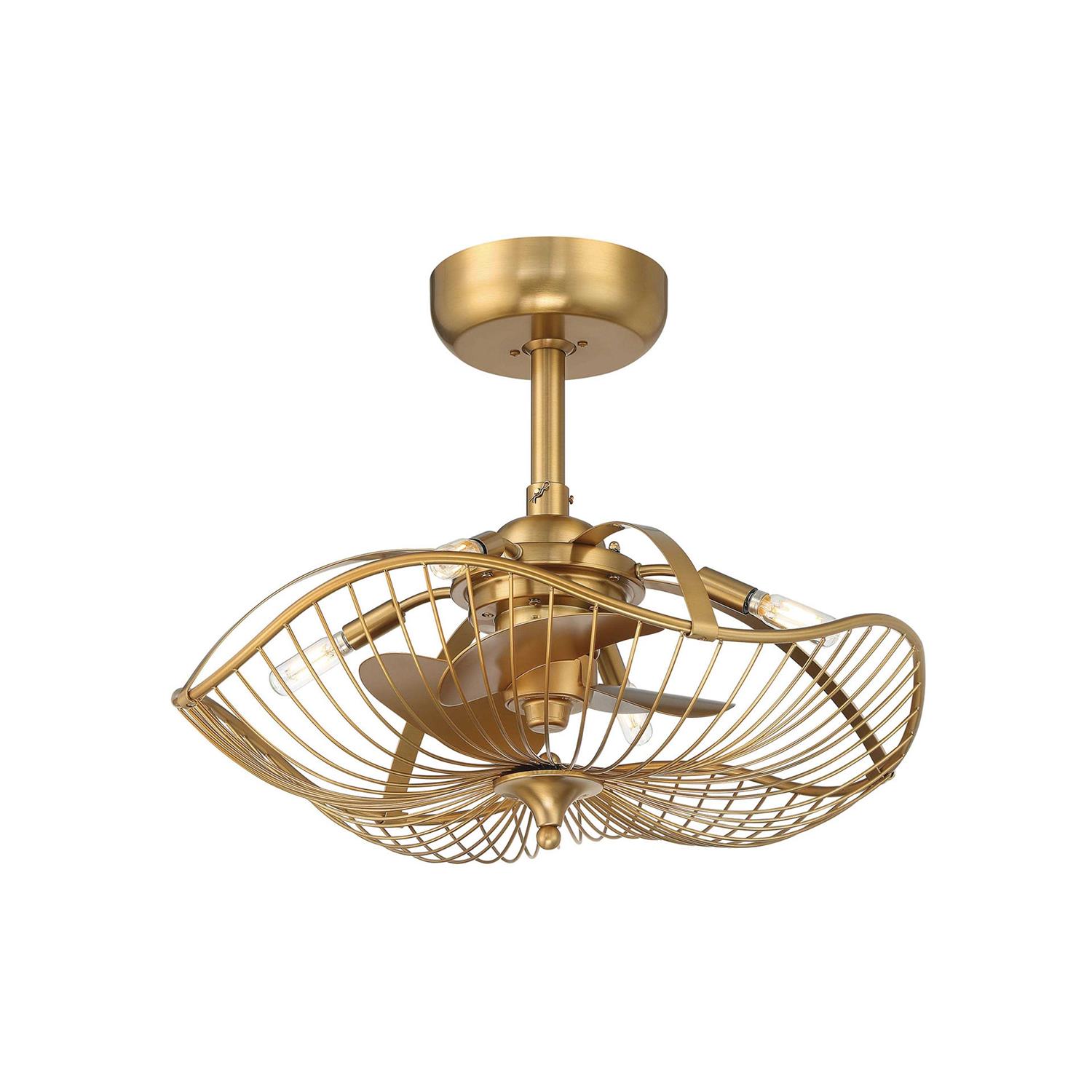 House of Hampton® Auri 22 inch Ceiling Fan with Remote Control and Dimmable Lights - Image 4