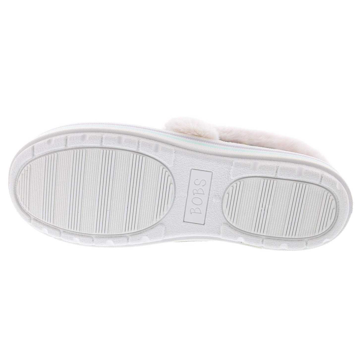 Skechers Women's Bobs Too Cozy - Knitting Purty Slip-On Shoes | Size 9.0 | Natural | Textile | Vegan - Image 5