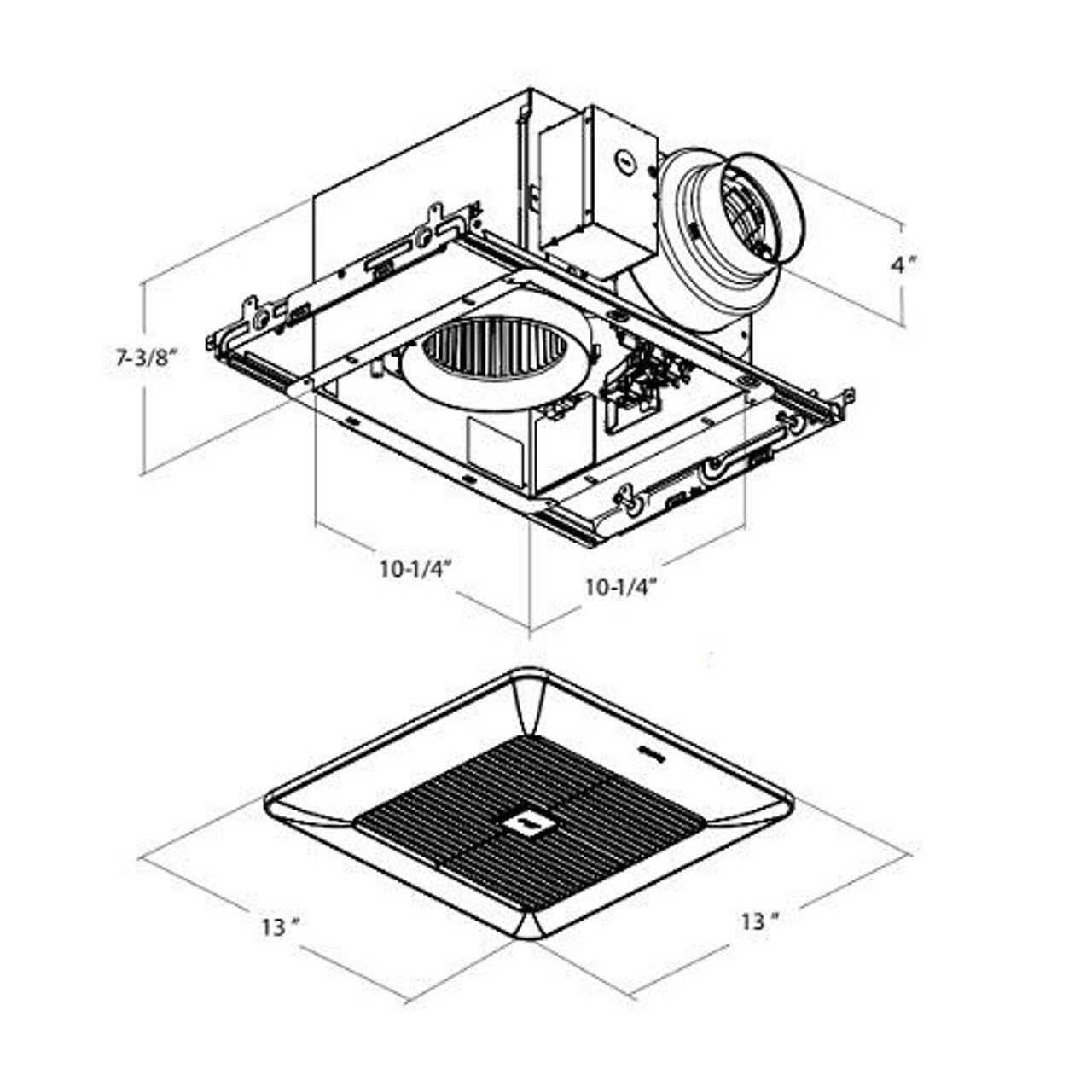 Panasonic FV-0511VK2 WhisperGreen Select Fan - Image 4