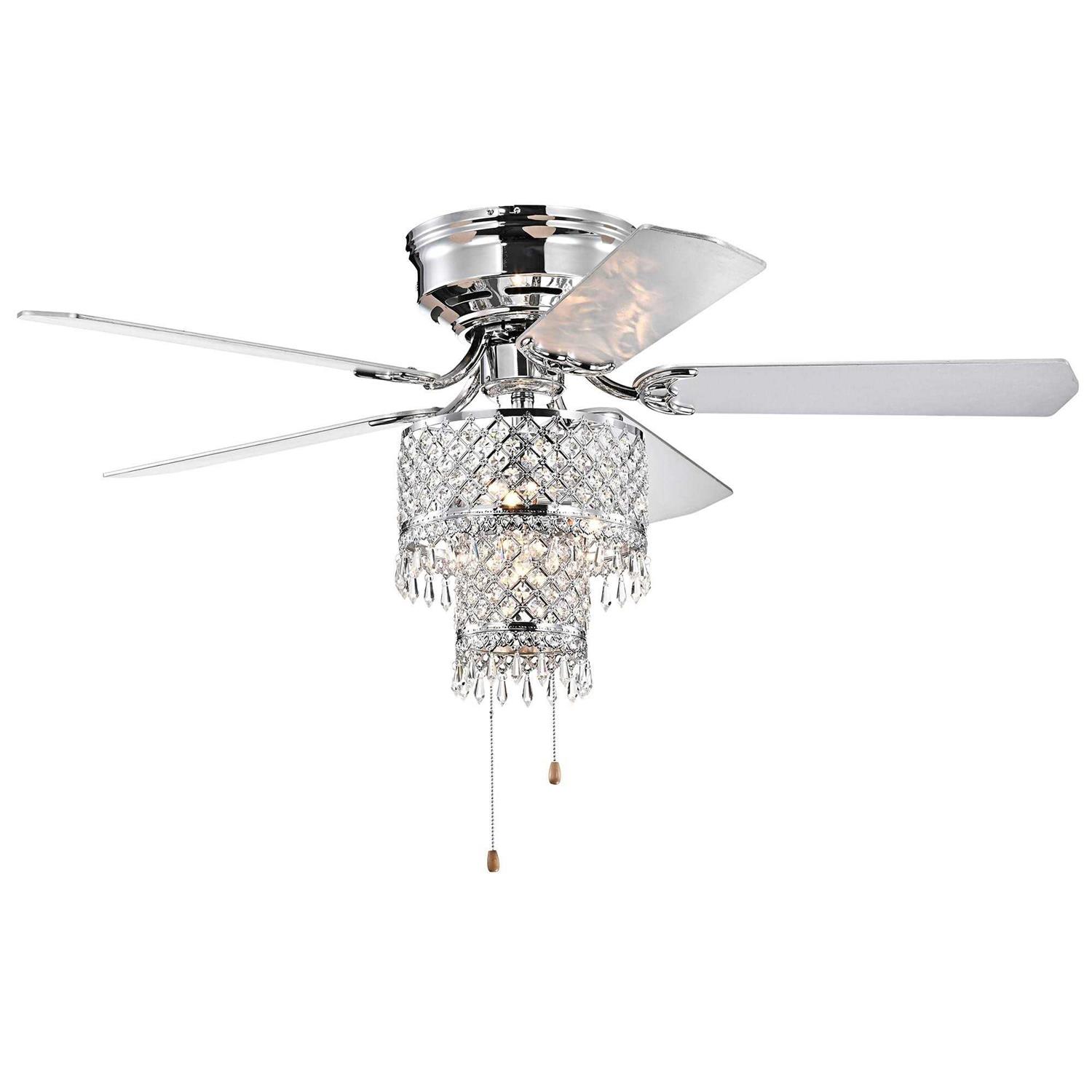 Silver Orchid Lawrence Pull-chain Ceiling Fan - Image 4