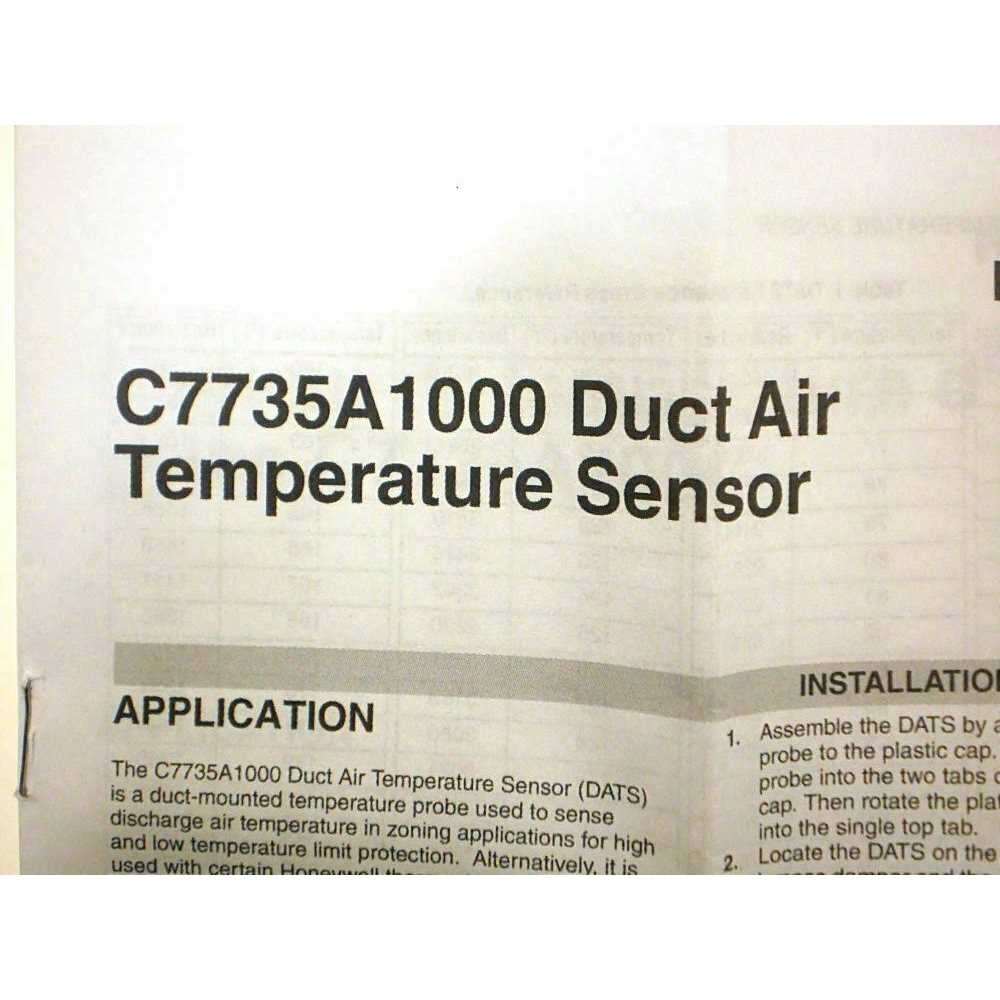 Honeywell C7735A1000 Discharge Air Temperature Sensor - Image 5