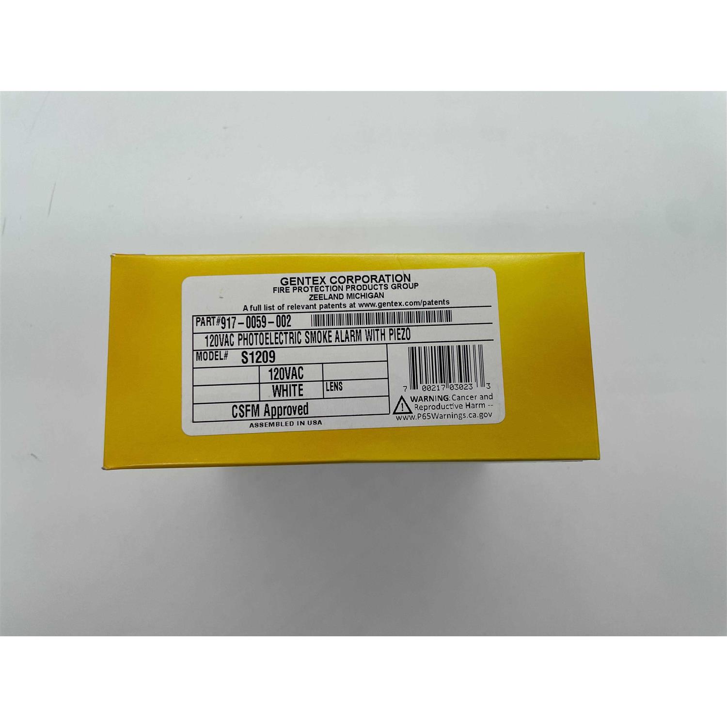 Gentex S1209 Hard Wired Smoke Alarm GEN-S1209 - Image 3